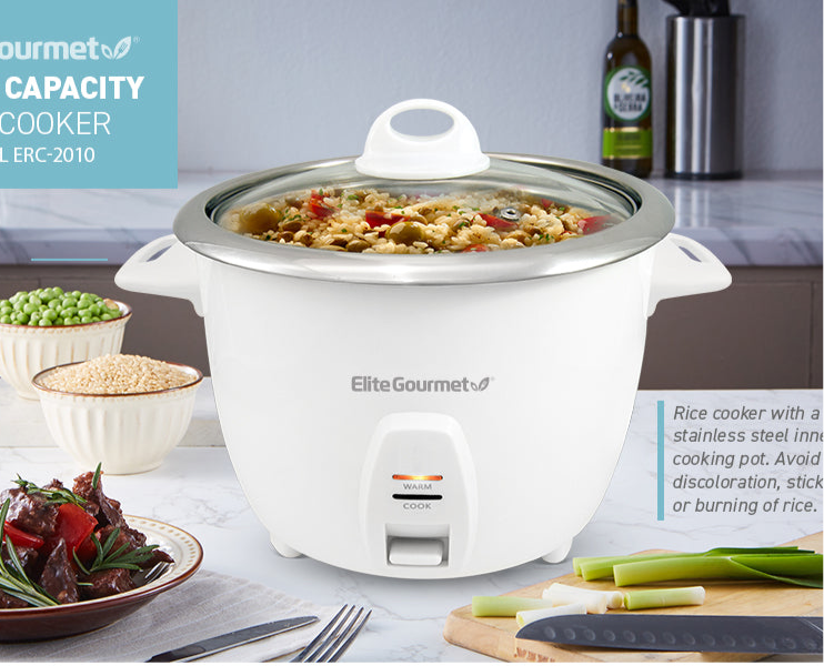 Elite Gourmet ERC-2020 20-Cup Rice Cooker