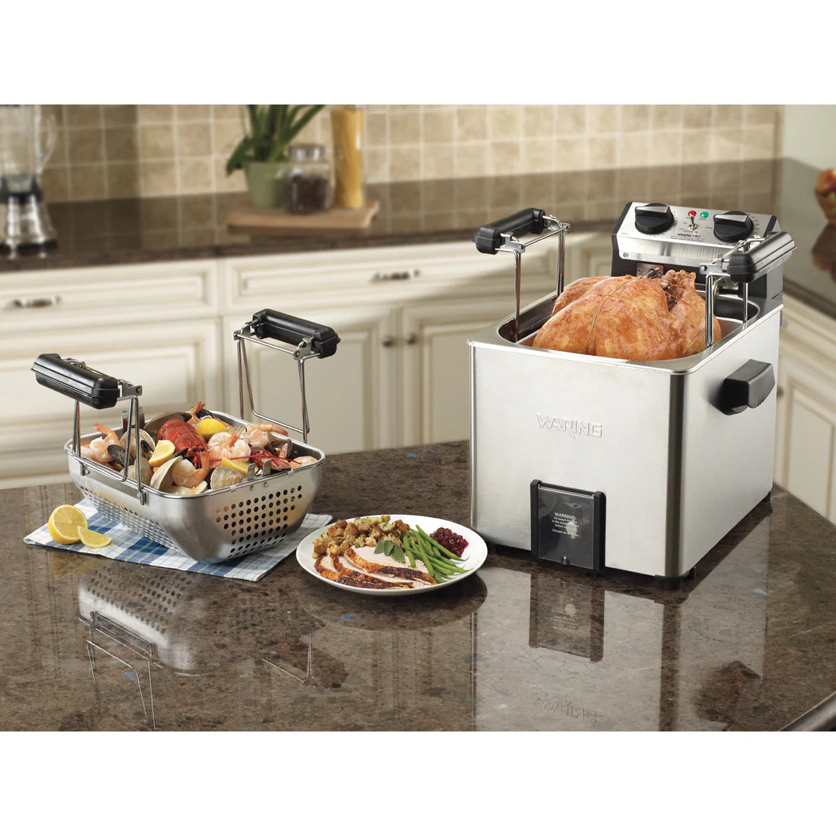 TF200 Professional Rotisserie Turkey Fryer/Steamer