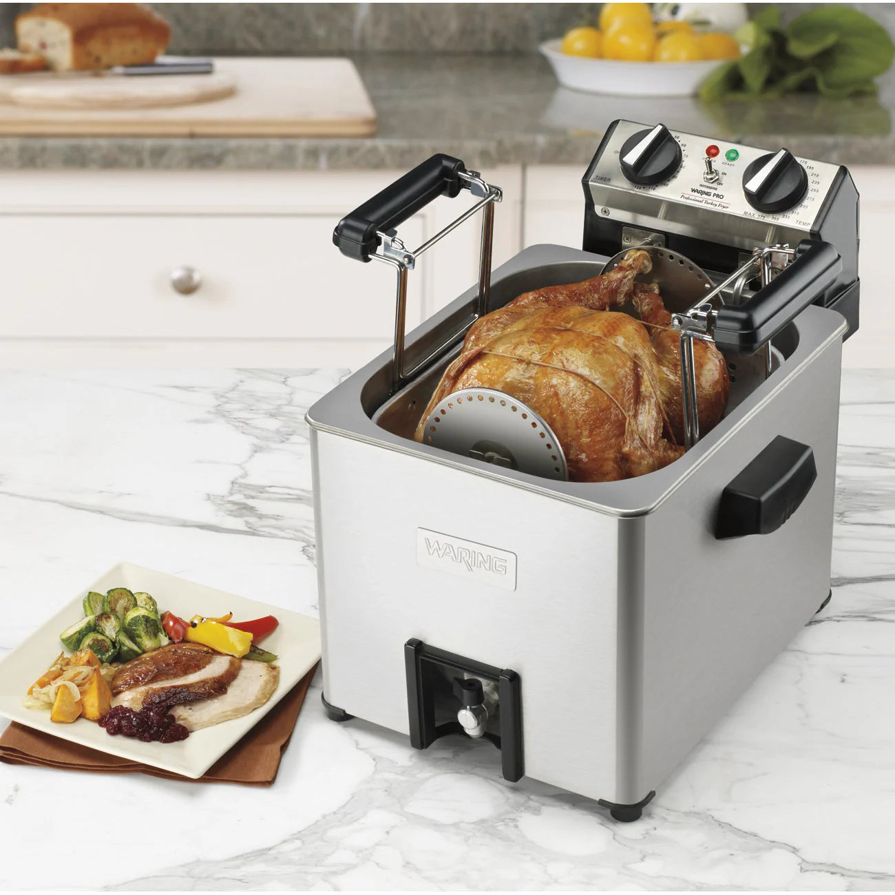 TF200 Professional Rotisserie Turkey Fryer/Steamer