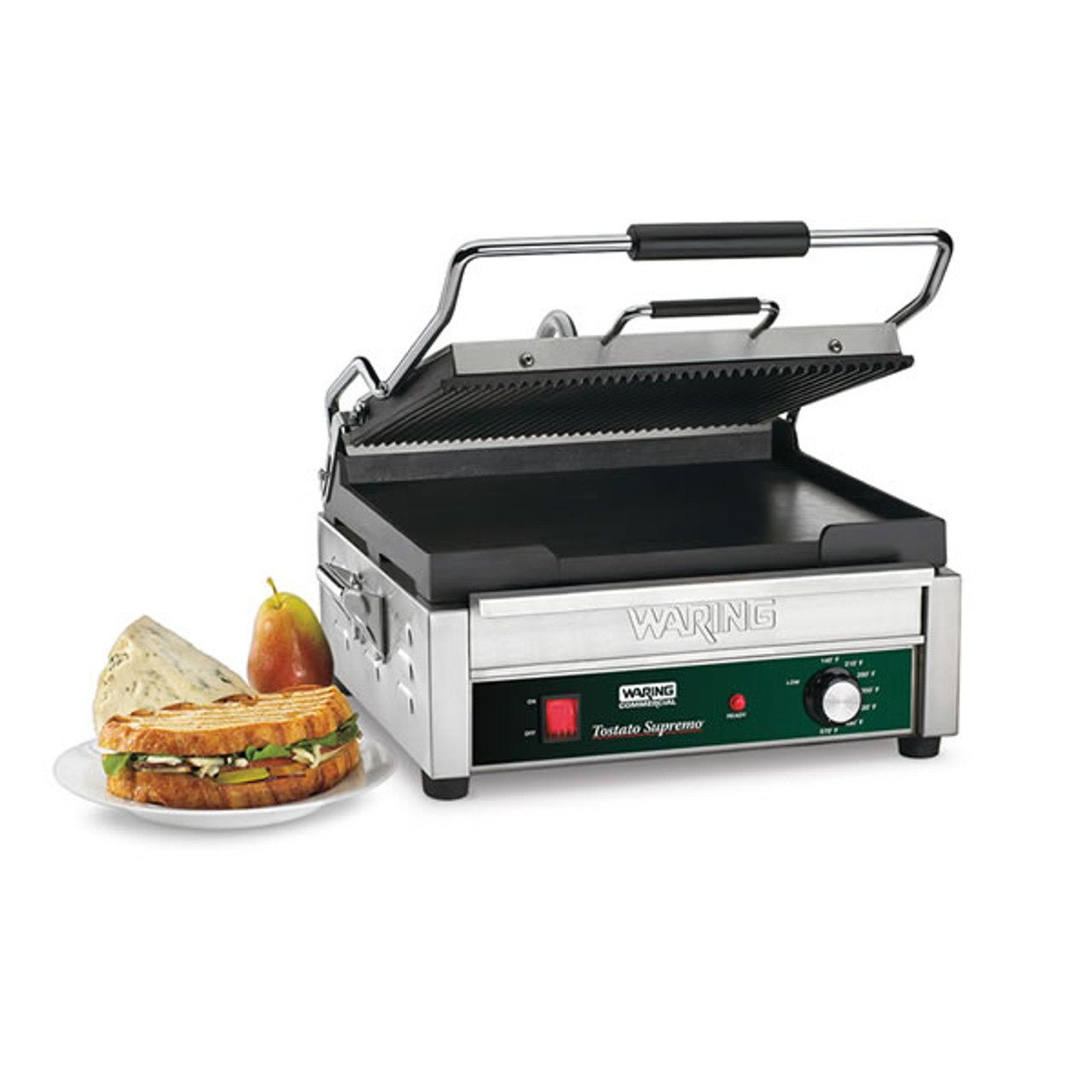 WDG250 Large Italian-Style Panini Grill – 120V