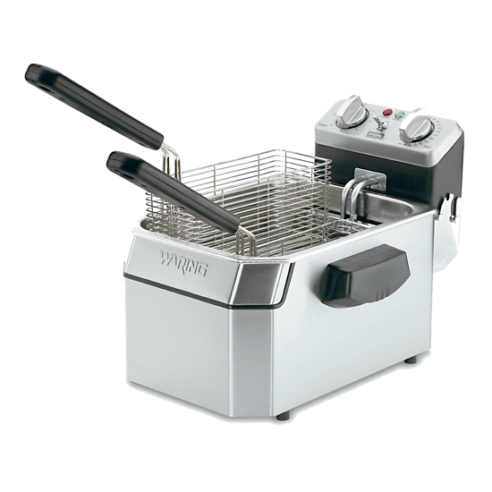 WDF1000 Heavy-Duty 10 lb. Deep Fryer – 120V