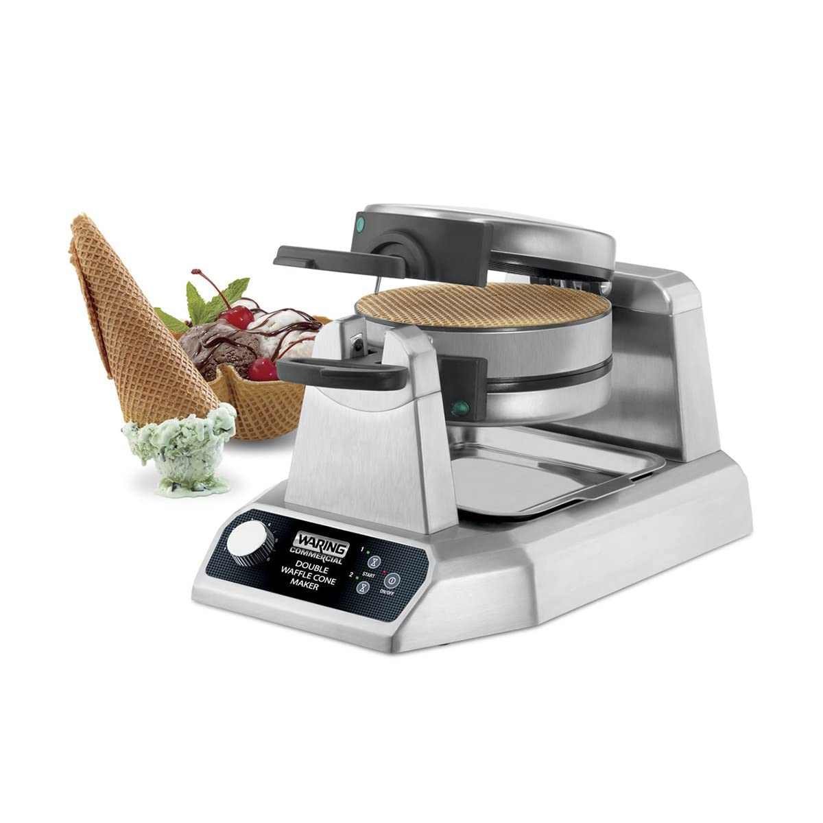 WWCM200 Double Waffle Cone Maker - 120V, 1400W